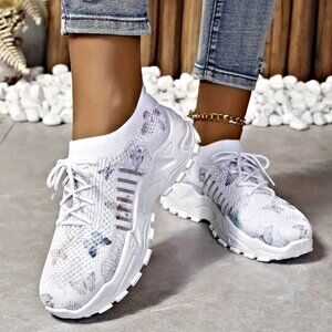 Beautiful and Stylish Butterfly Sneakers Comfortable and Breathable